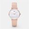 CLUSE Minuit La Perle Rose Gold Nude Leather Watch
