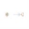 Karma Rose Gold April Stud Earrings