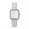 CLUSE La Tétragone Linked Silver + White Pearl Watch