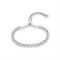 Pilgrim Silver Crystal Luna Pull Bracelet