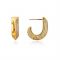 Kate Spade New York Gold Crystal Huggie Earrings
