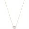 August Woods Gold Crystal Link Circle Necklace - Gold