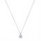August Woods Silver Halo Drop Necklace - Silver