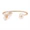 Kate Spade New York Rose Gold Cream Orchid Cuff Bracelet