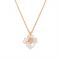 Kate Spade New York Rose Gold Cream Orchid Necklace