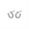 Pilgrim Silver Leanna Horseshoe Earrings