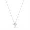 Swarovski Attract Silver Cluster Necklace - One Size