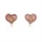Vivienne Westwood Rose Gold Pink Pearl Petra Earrings