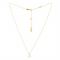 Kate Spade New York Gold Pearl Trio Prong Necklace
