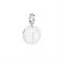 Rebecca Silver Letter T Charm - Silver