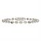 Rebecca My World Silver Milled Ball Bracelet - Silver