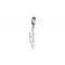 Rebecca Silver Feather Charm - Silver