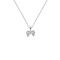 Ted Baker Silver Petite Bow Necklace - 47cm