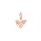 Rebecca Rose Gold Bee Charm - Rose Gold