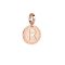 Rebecca Rose Gold Letter Charm - R