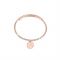 Rebecca Rose Gold Crystal Letter Bracelet - A