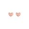Olivia Burton Rose Gold Heart Screw Earrings