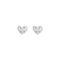 Olivia Burton Silver Heart Screw Earrings - Silver