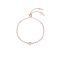 Ted Baker Rose Gold Glitter Heart Bracelet - Rose Gold