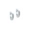 Ted Baker Silver Crystal Nano Huggie Earrings - Silver