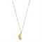 ChloBo Gold Feather Heart Necklace - Gold