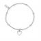 ChloBo Silver Cute Mini Heart Bracelet - Silver