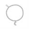 ChloBo Silver Didi Sparkle Starry Moon Bracelet - Silver