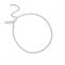 ChloBo Silver Cute Beaded Anklet - Silver
