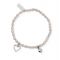 ChloBo Silver Forever Love Pearl Bracelet - Silver