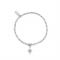 ChloBo Silver Soul Glow Lucky Star Bracelet - Silver