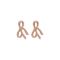 Olivia Burton Rose Gold Bow Stud Earrings
