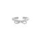 Olivia Burton Silver Bow Ring - 54