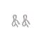 Olivia Burton Silver Bow Stud Earrings