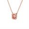 Swarovski Millenia Pink Sparkling Dance Necklace - Rose gold
