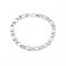 Over & Over 7mm Silver Steel Chain Bracelet - Silver