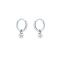 Ted Baker Silver Crystal Huggie Earrings - Silver