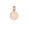 Rebecca Rose Gold Letter E Charm - Rose Gold