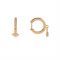 Vivienne Westwood Gold Brandita Hoop Earrings - Gold