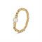 August Woods Gold Beaded Stretch Ring - Gold