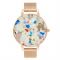 Olivia Burton Pop Art Red + Rose Gold Mesh Strap Watch Set - Rose Gold