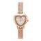 Olivia Burton Mini Heart Rose Gold Boucle Watch - Rose Gold