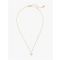 Kate Spade New York Gold Pearl Heart June Necklace - 49cm