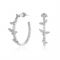 Olivia Burton Silver Lucky Bee Hoop Earrings