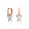 Olivia Burton Rose Gold Marquise Butterfly Huggie Earrings - Rose Gold