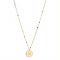 Rebecca Gold Rainbow Letter M Necklace - Gold