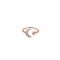 Seek + Find Shine Rose Gold Interstellar Adjustable Ring - Rose Gold