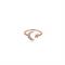 Seek + Find Shine Rose Gold Interstellar Adjustable Ring - Rose Gold