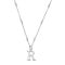 ChloBo Silver Iconic Initial Necklace - Letter R