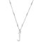ChloBo Silver Iconic Initial Necklace - Letter J