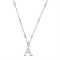 ChloBo Silver Iconic Initial Necklace - Letter A